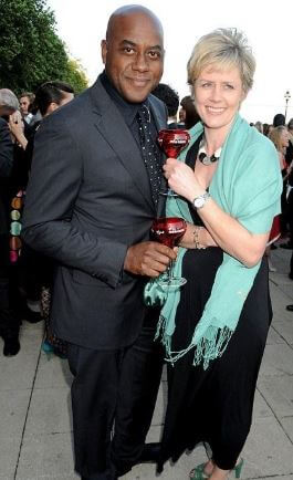Ainsley Harriott with his ex-wife